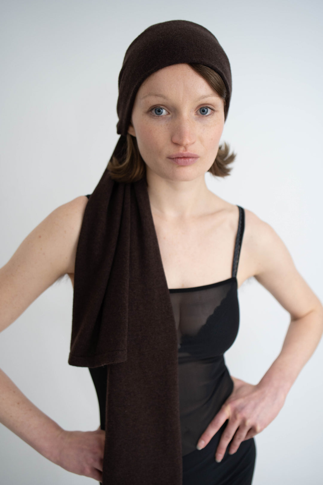 Lola Scarf Dark Brown