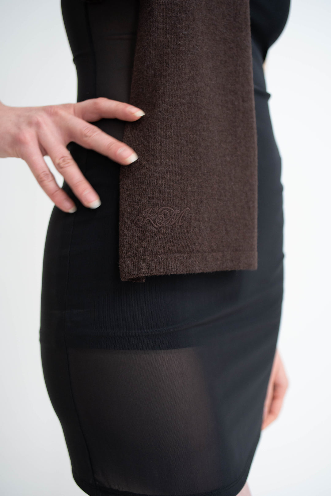 Lola Scarf Dark Brown