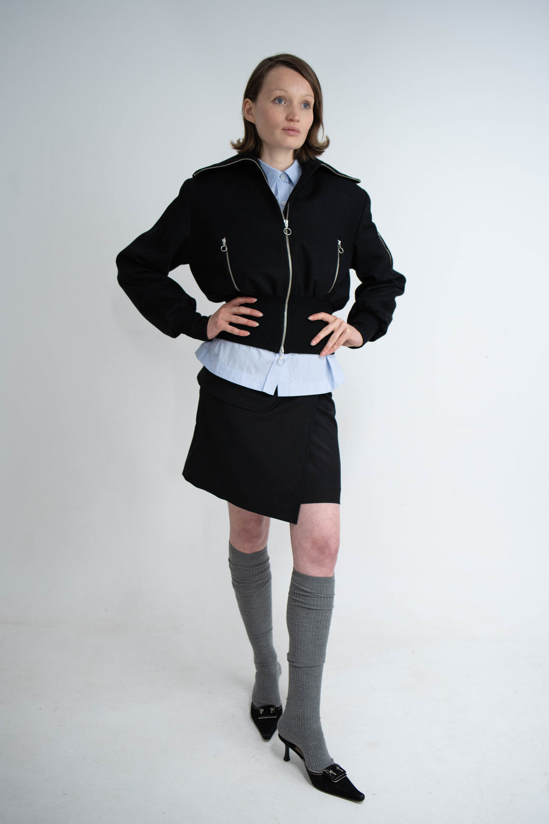 Pre-order Jet Bomber Wool Black