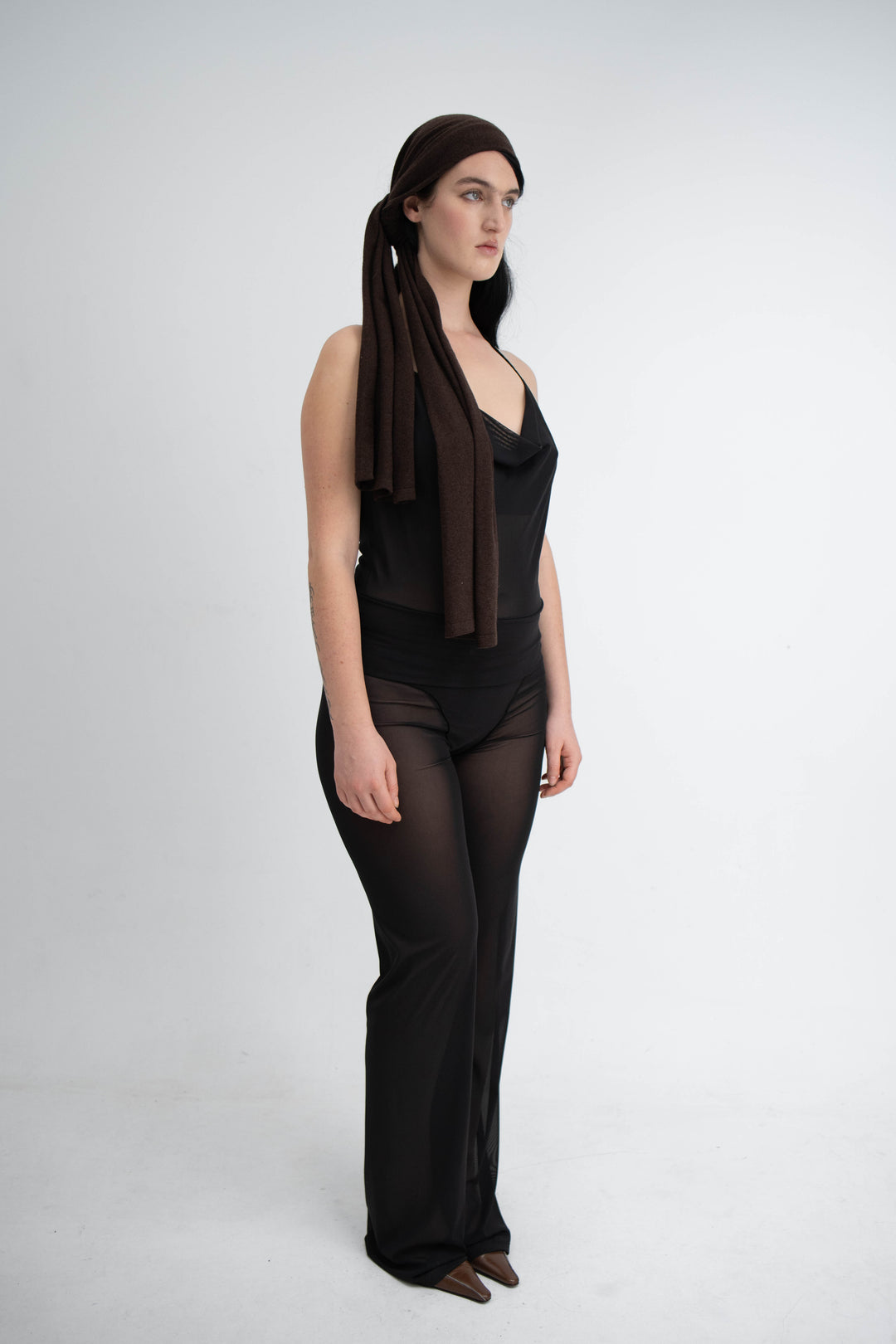 Lola Scarf Dark Brown