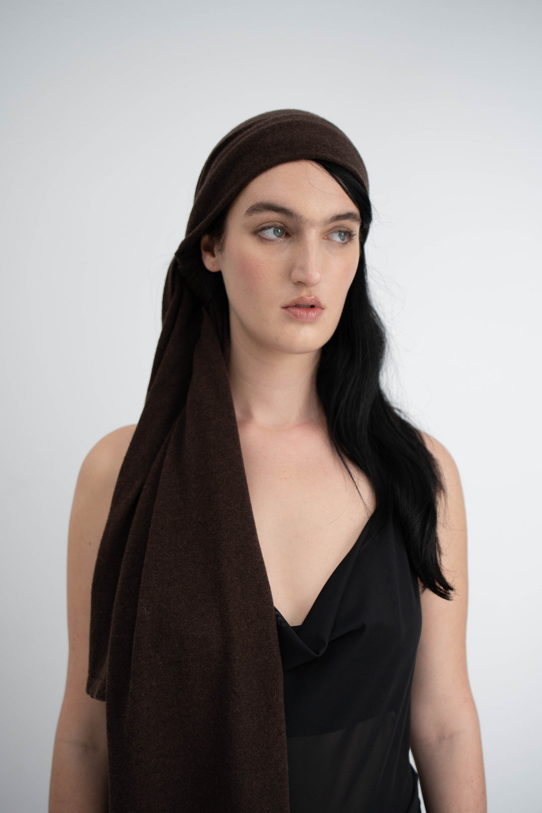 Lola Scarf Dark Brown