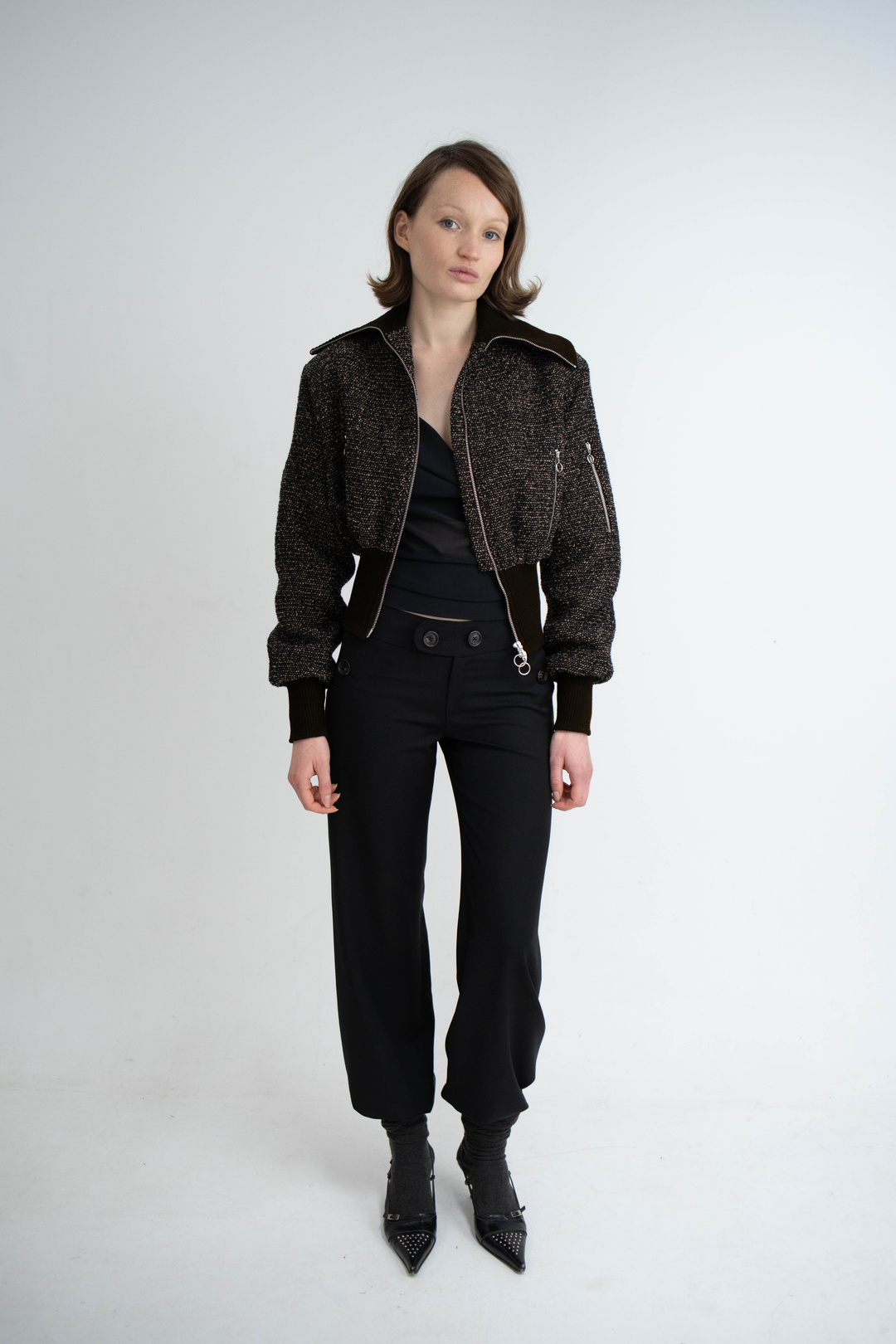 Pre-order Jet Bomber Wool Dark Brown