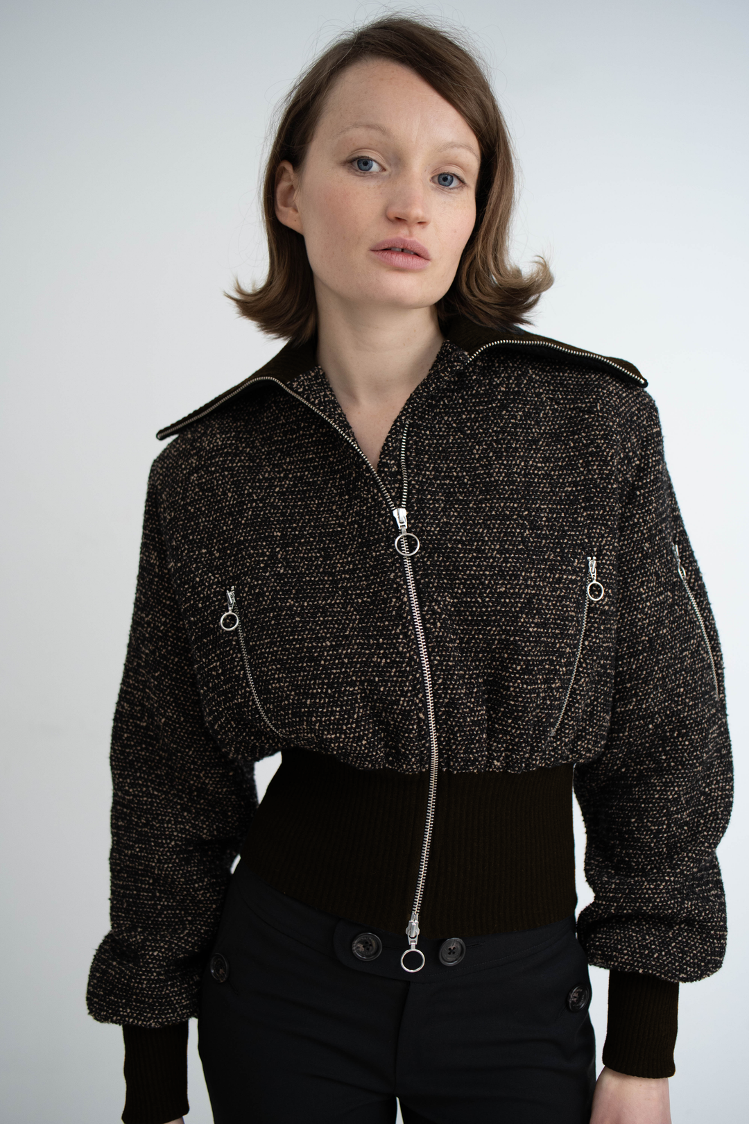 Pre-order Jet Bomber Wool Dark Brown