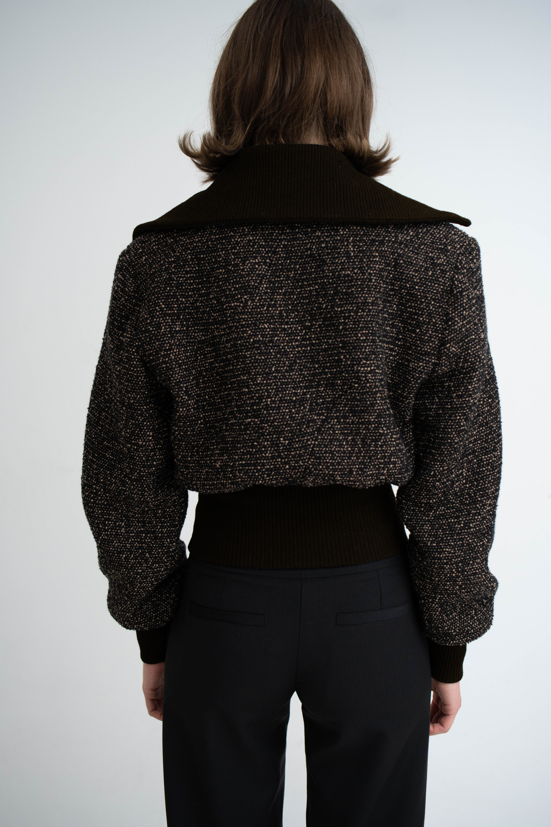 Pre-order Jet Bomber Wool Dark Brown