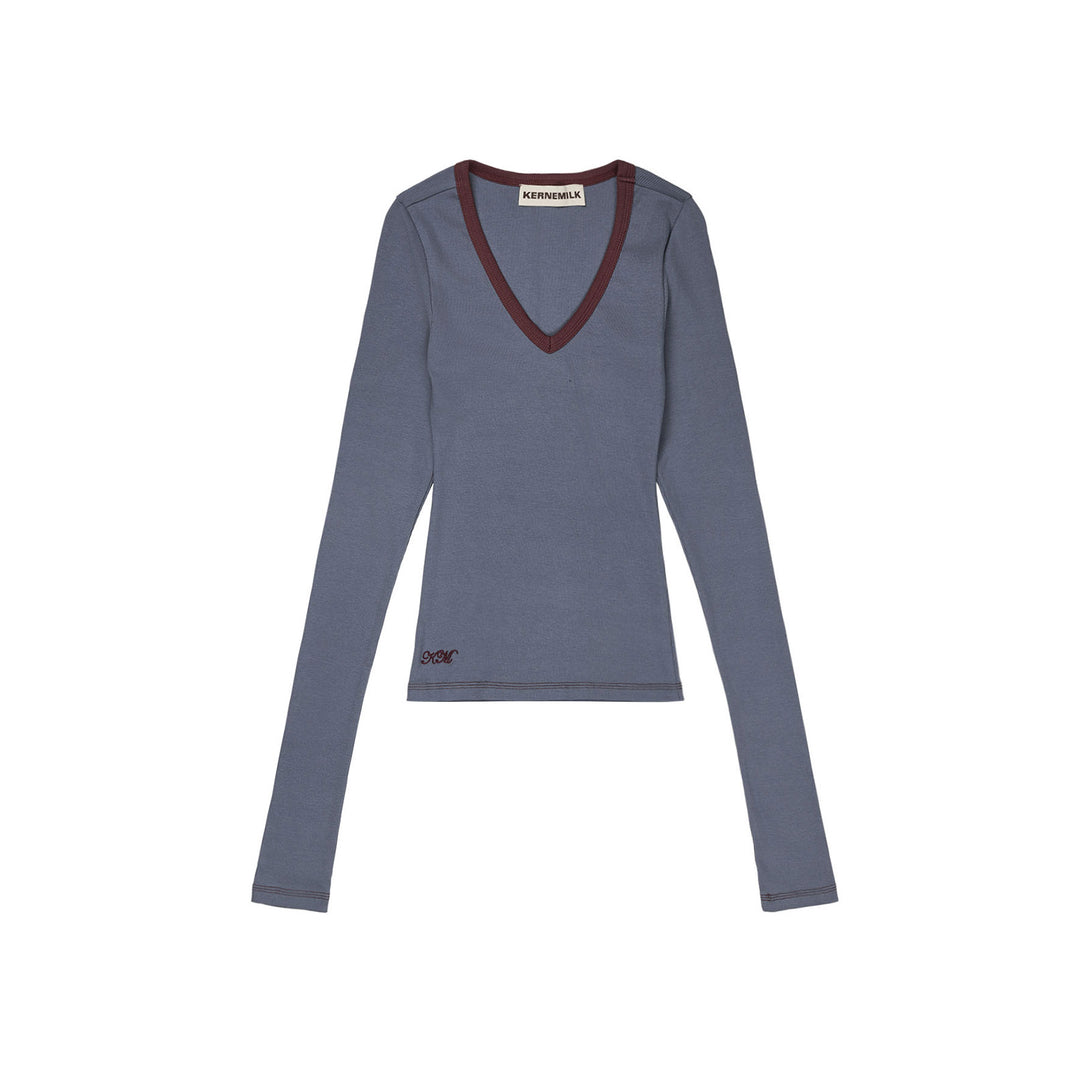 Lima Blouse Dusty Blue