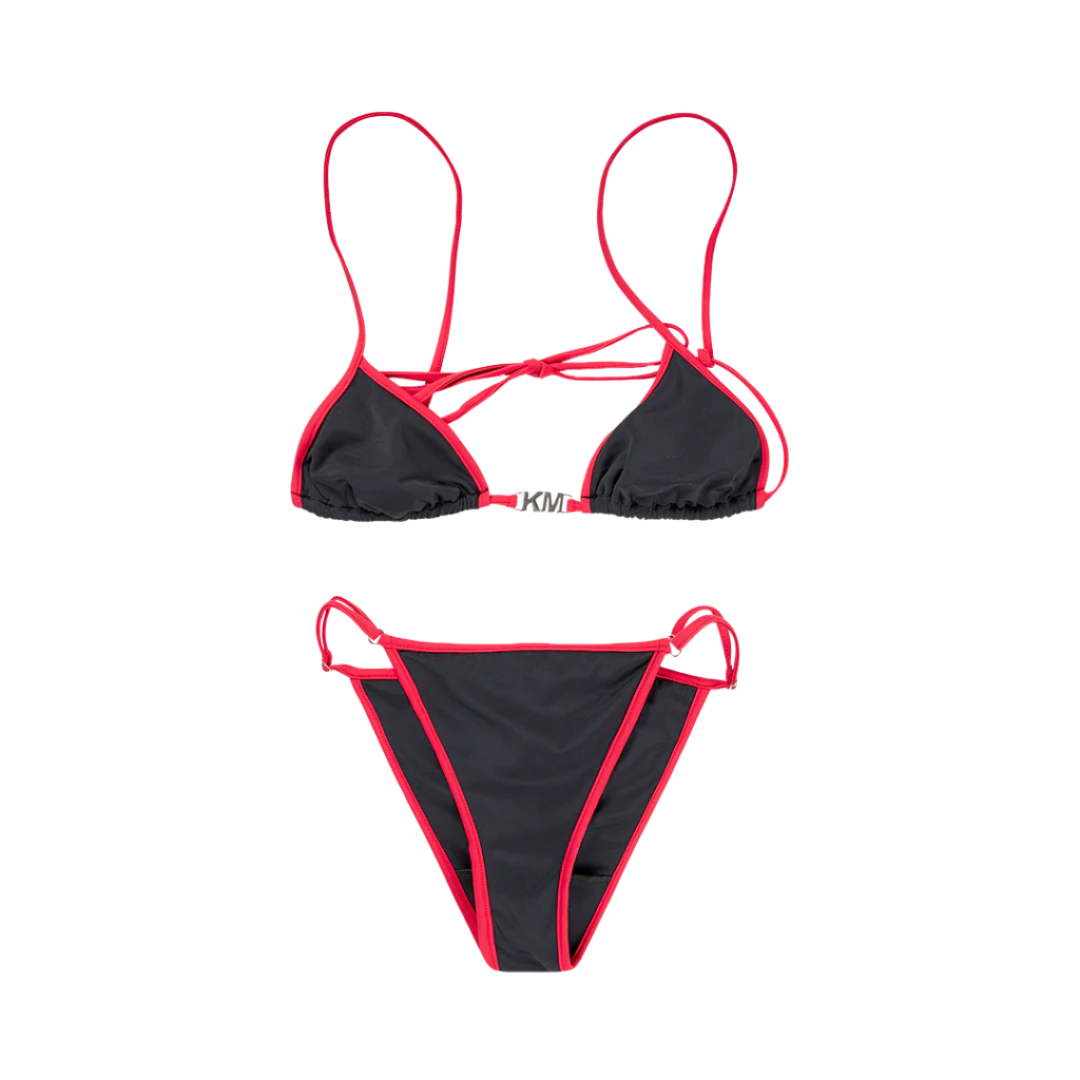Cassi Bikini Bottom Black/Red