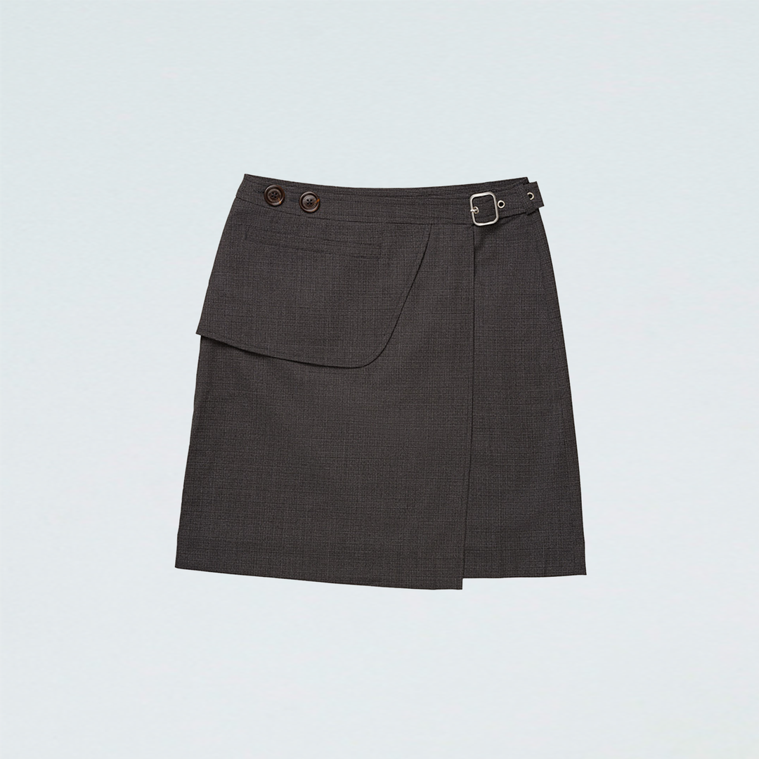 Alia Skirt Grey/Black