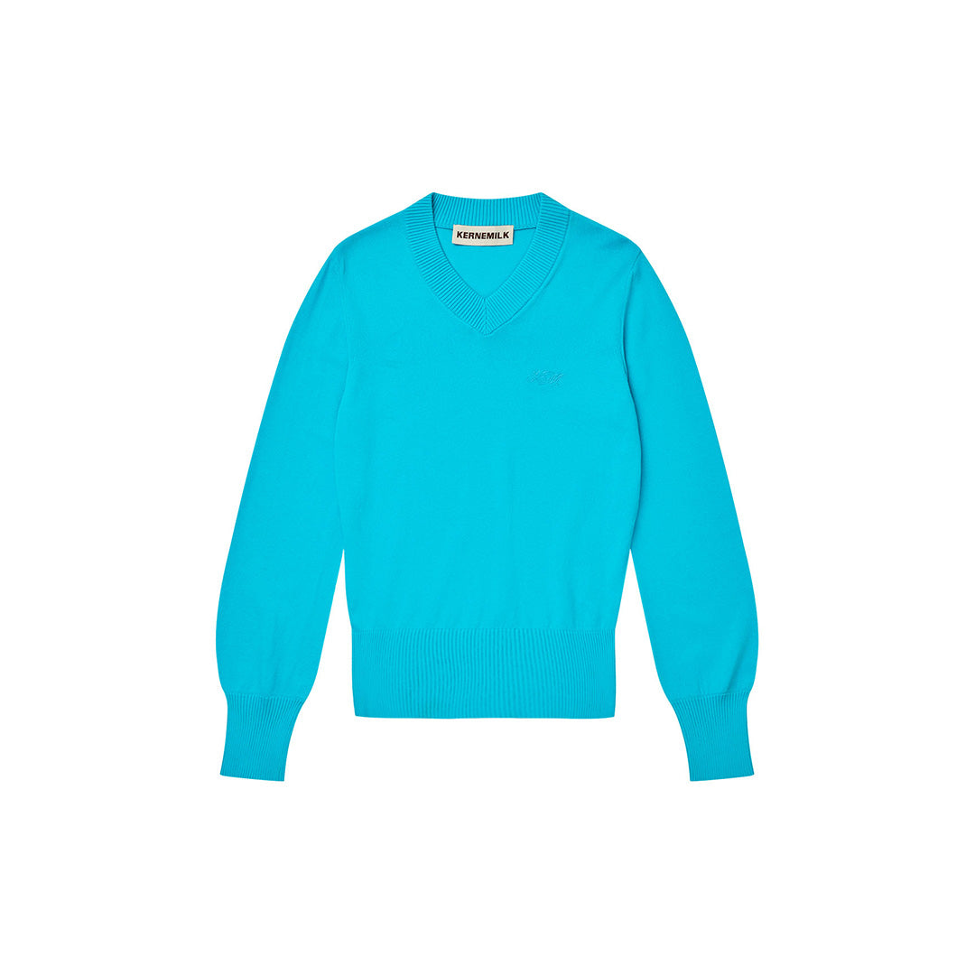 Deborah V-Neck Turquoise