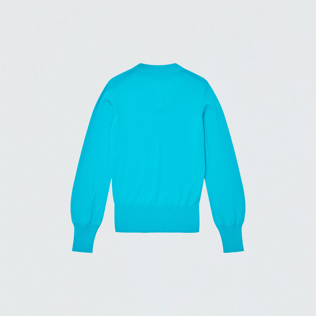 Deborah V-Neck Turquoise
