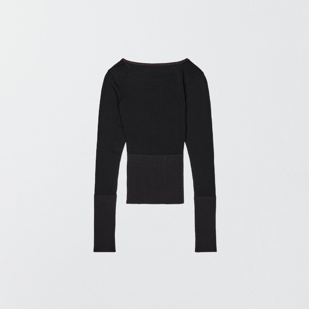 Gardenia Blouse Dark Brown