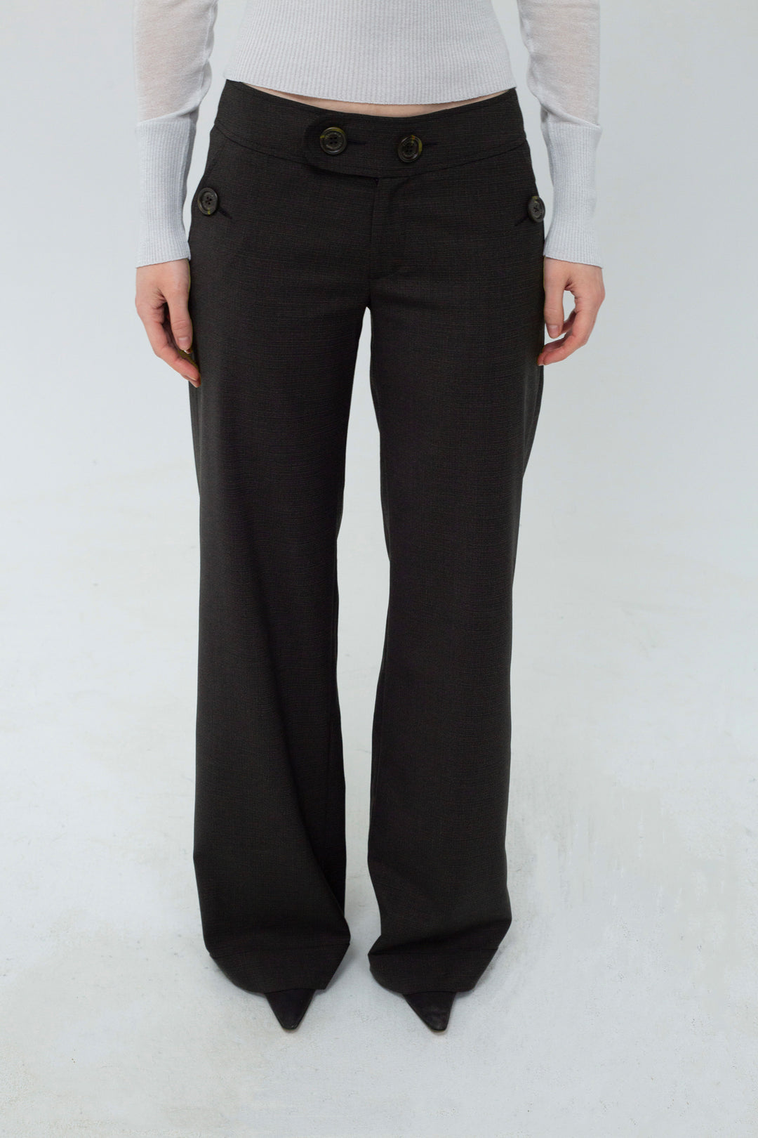 Jenni Pants Brown/Black