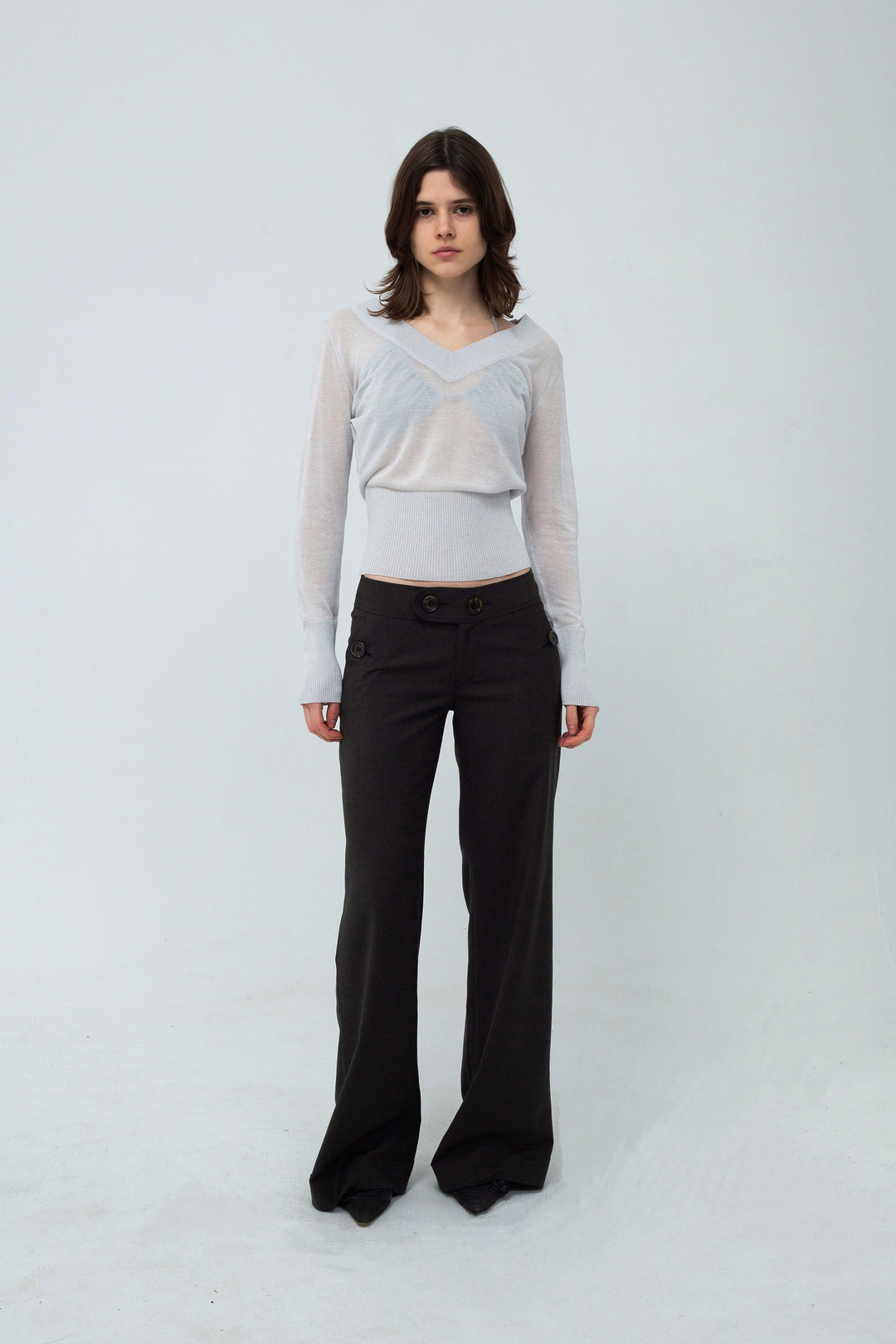 Jenni Pants Brown/Black