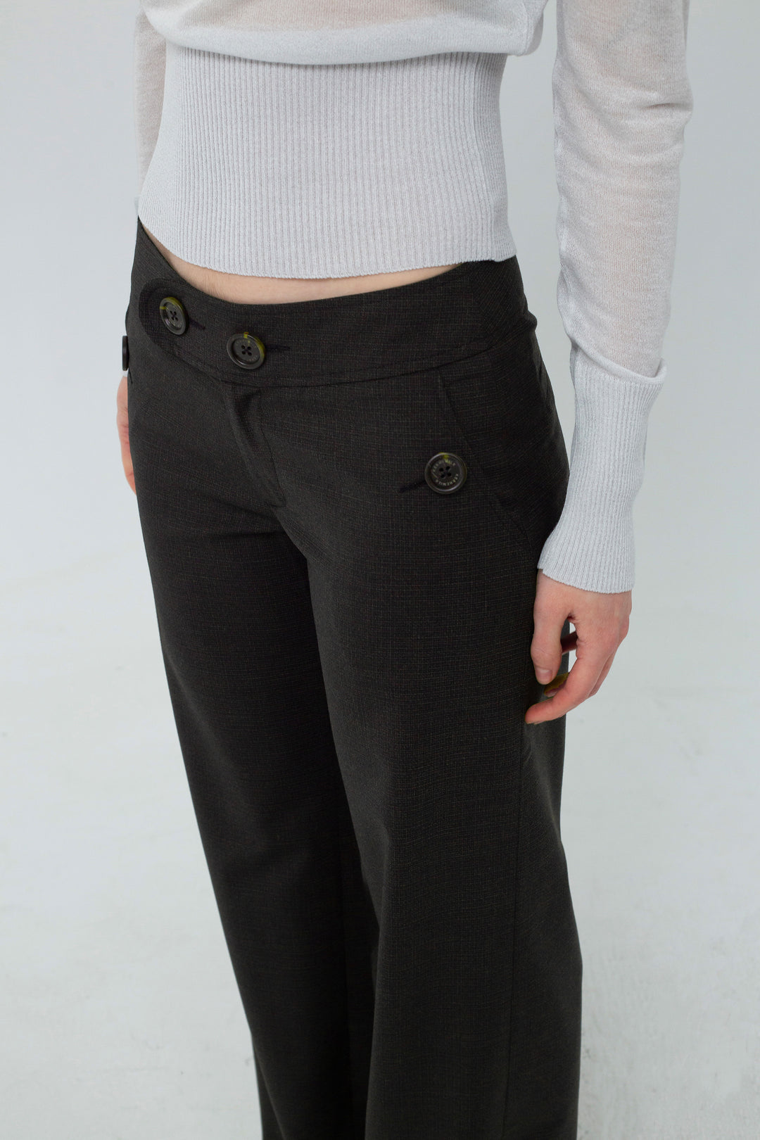 Jenni Pants Brown/Black