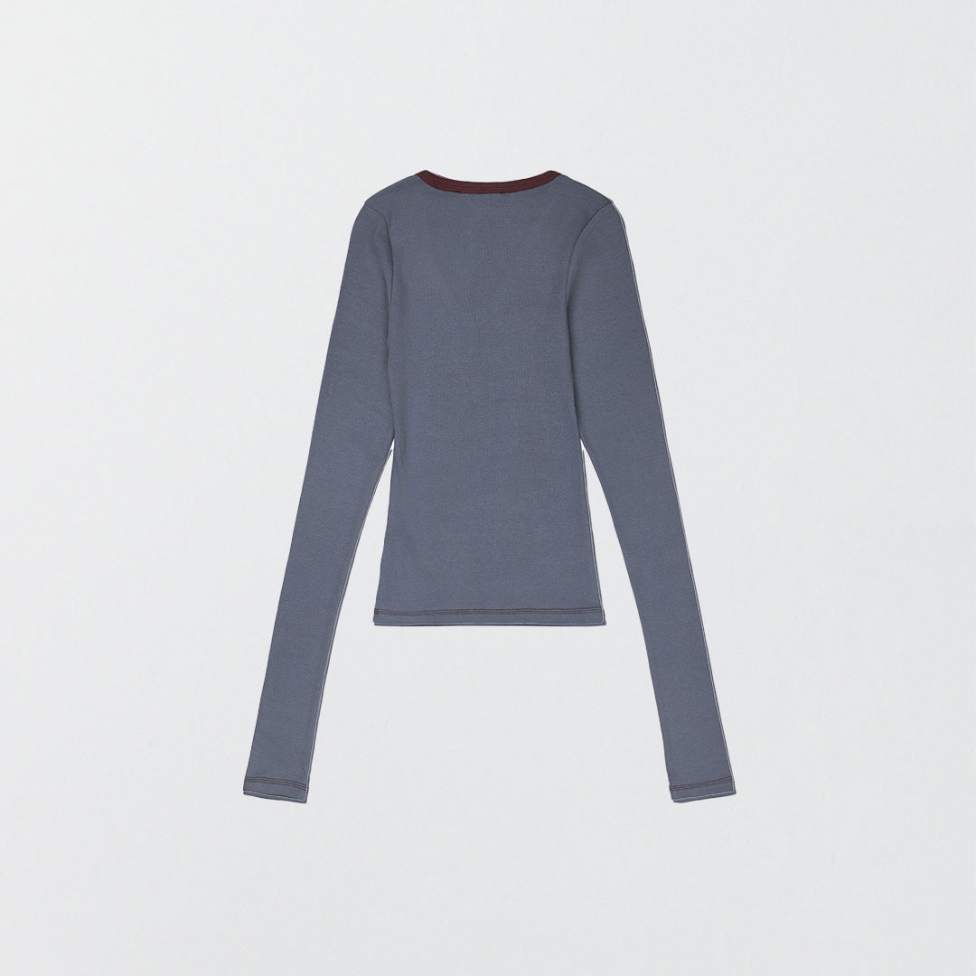 Lima Blouse Dusty Blue