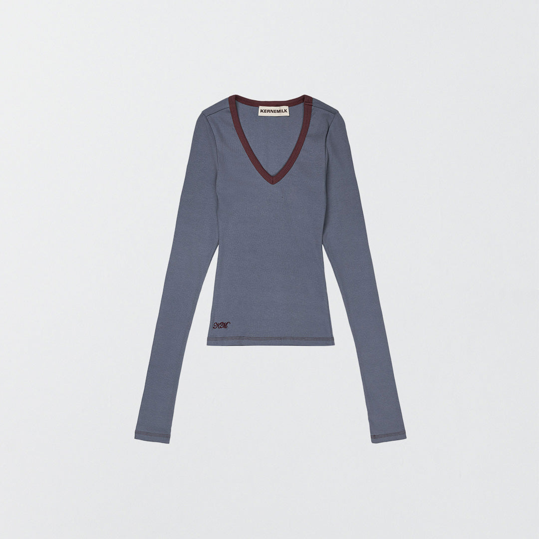 Lima Blouse Dusty Blue