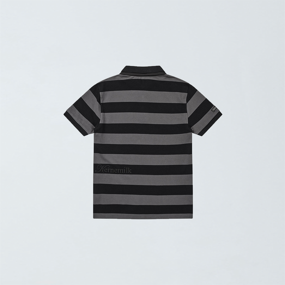 Louis Polo Short Sleeve Grey/Black