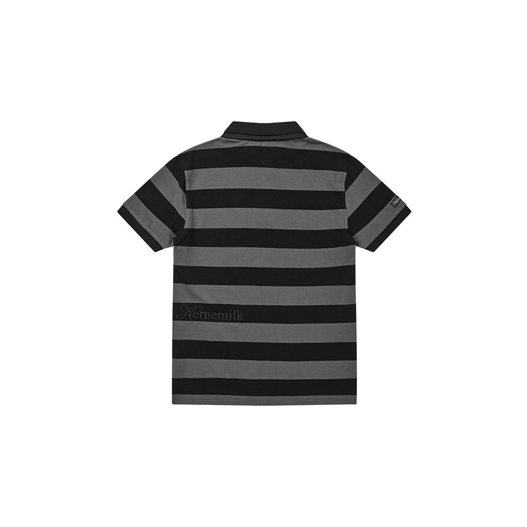 Louis Polo Short Sleeve Grey/Black