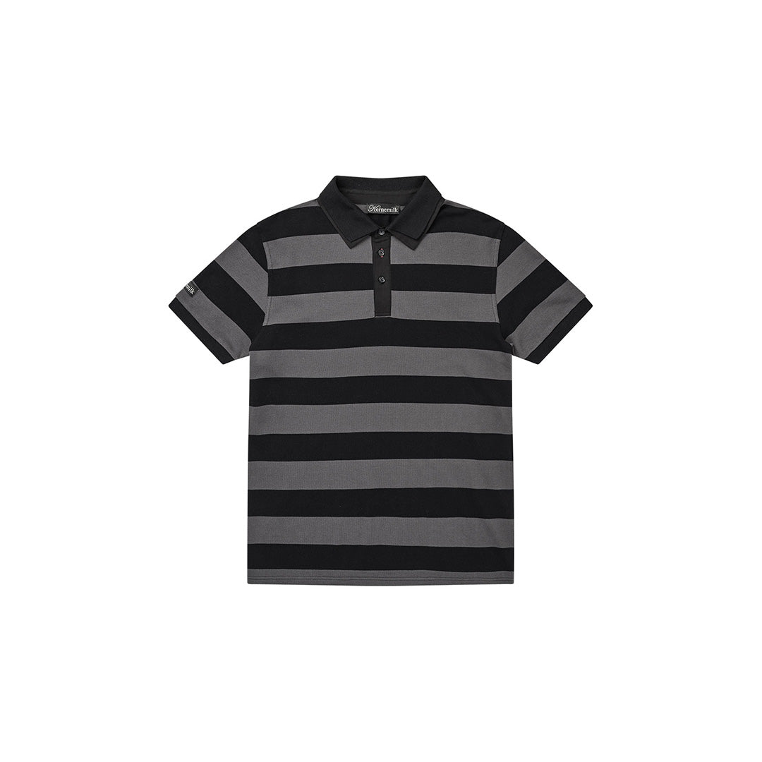 Louis Polo Short Sleeve Grey/Black
