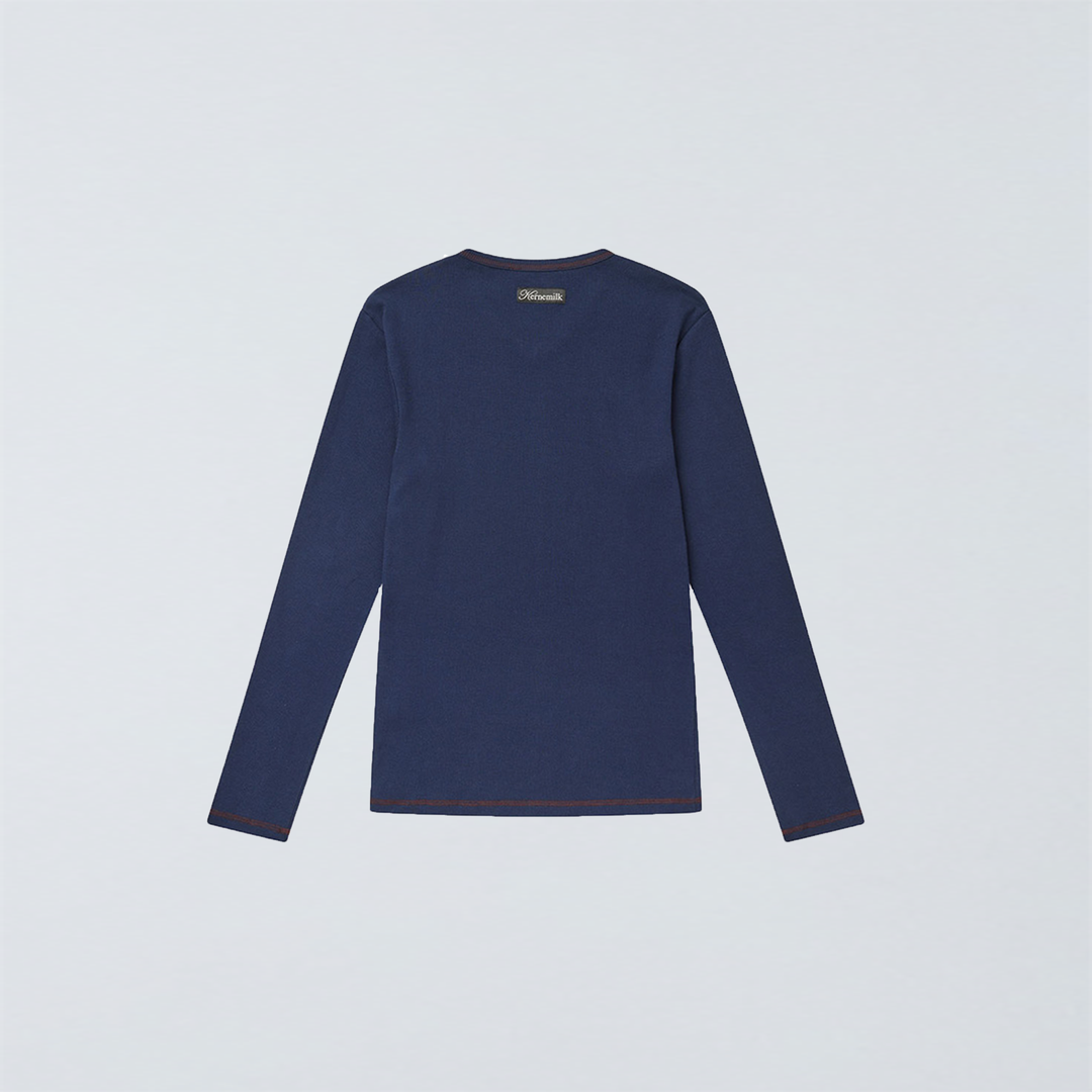 Marlon Long Sleeve Dark Navy