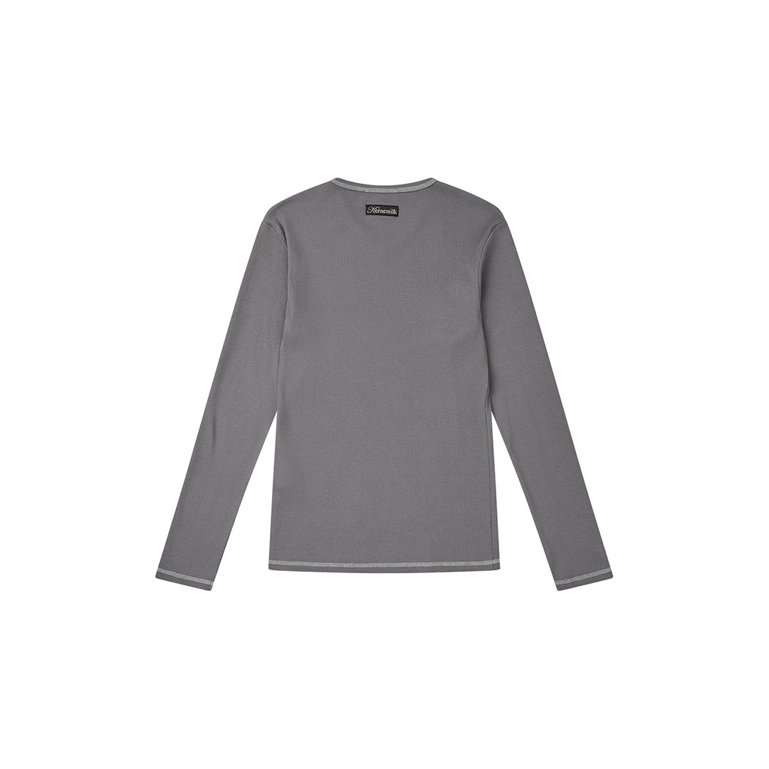Marlon Long Sleeve Dark Grey
