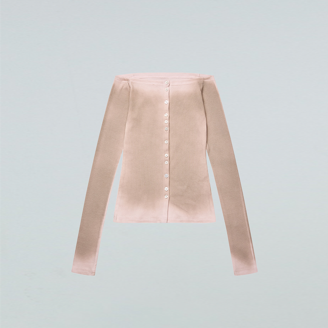 Matilda Cardigan Light Pink/Sand