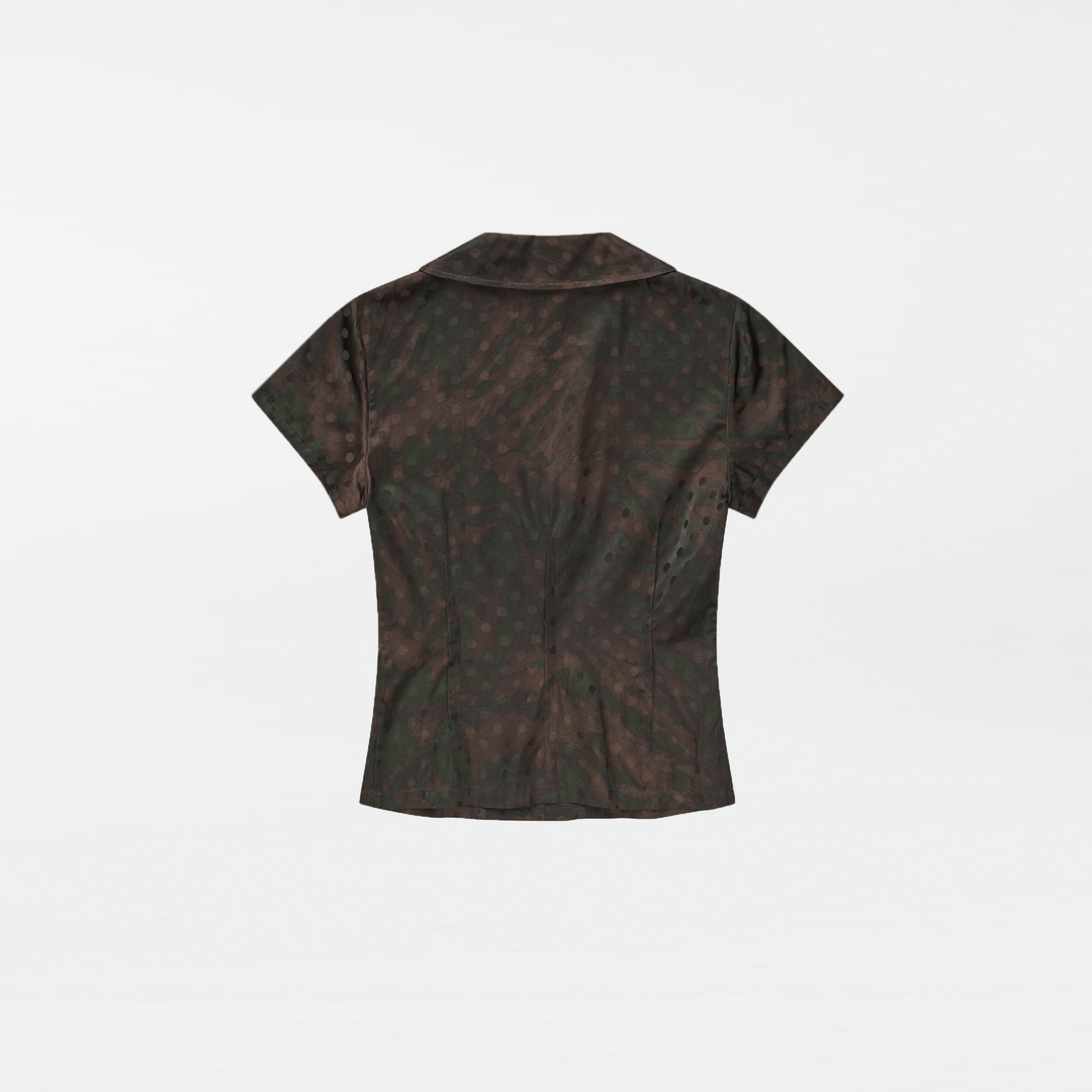 Mimi Shirt Brown Dot