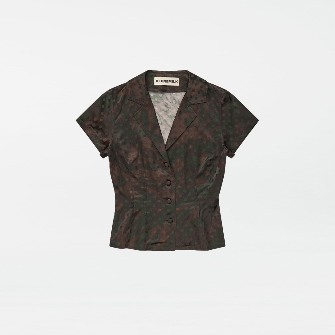 Mimi Shirt Brown Dot