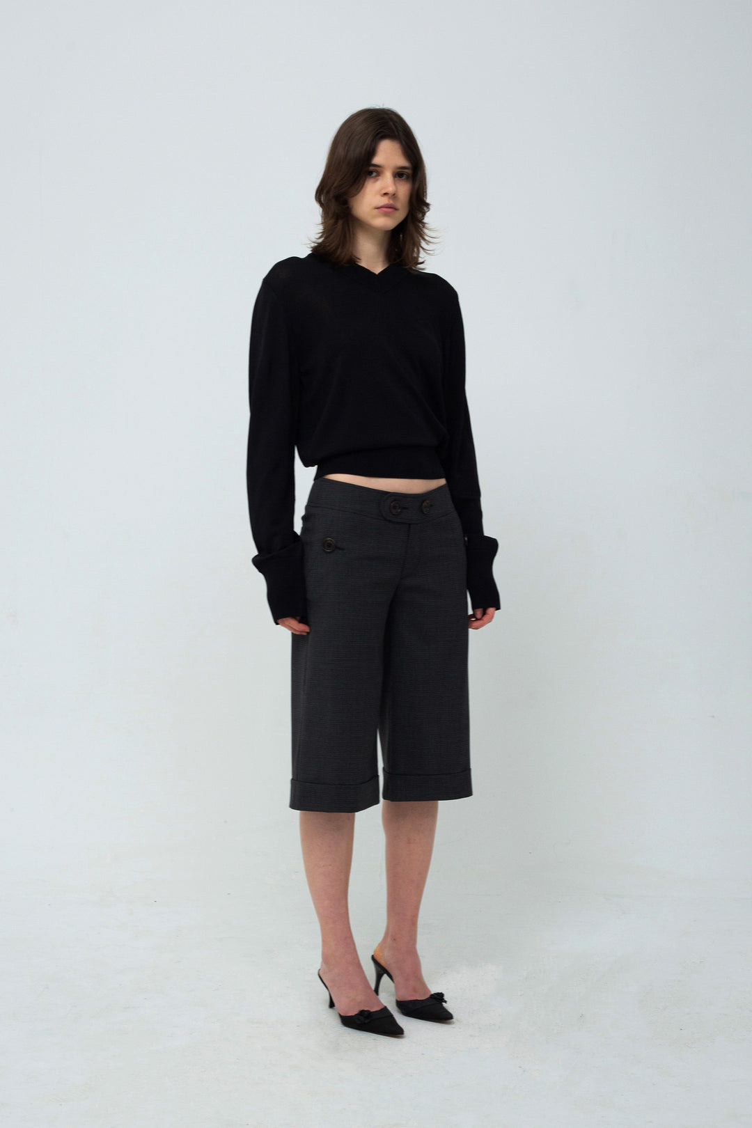 Poula Shorts Grey/Black