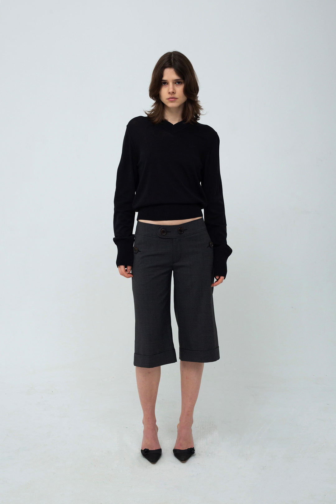 Poula Shorts Grey/Black