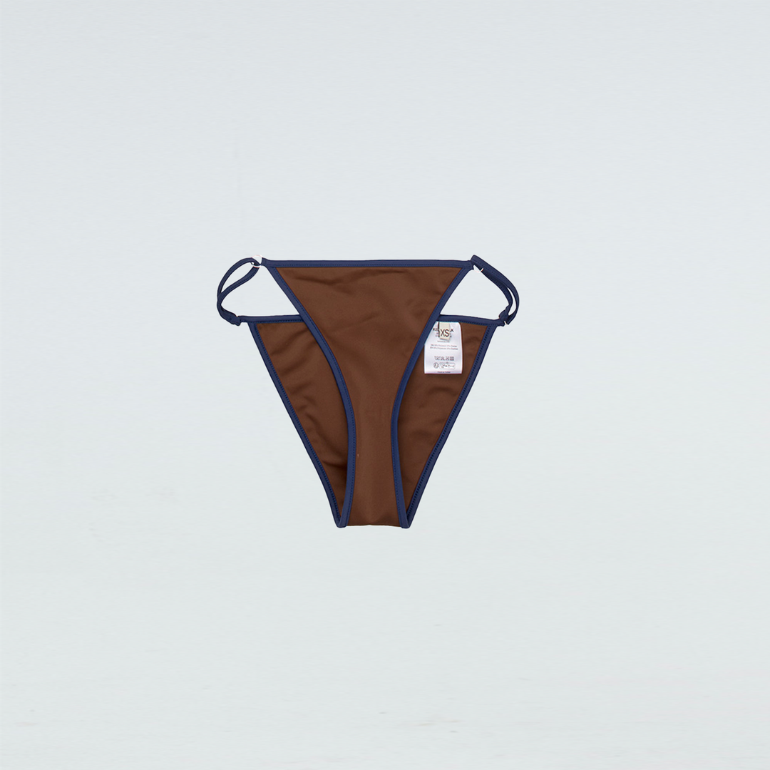 Sica Bikini Bottom Dark Brown/Navy Blue