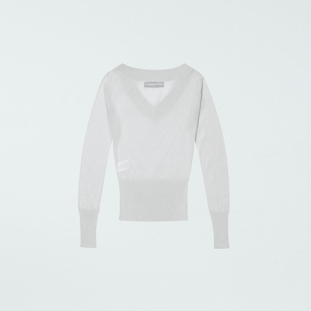 Sima V-Neck Silver